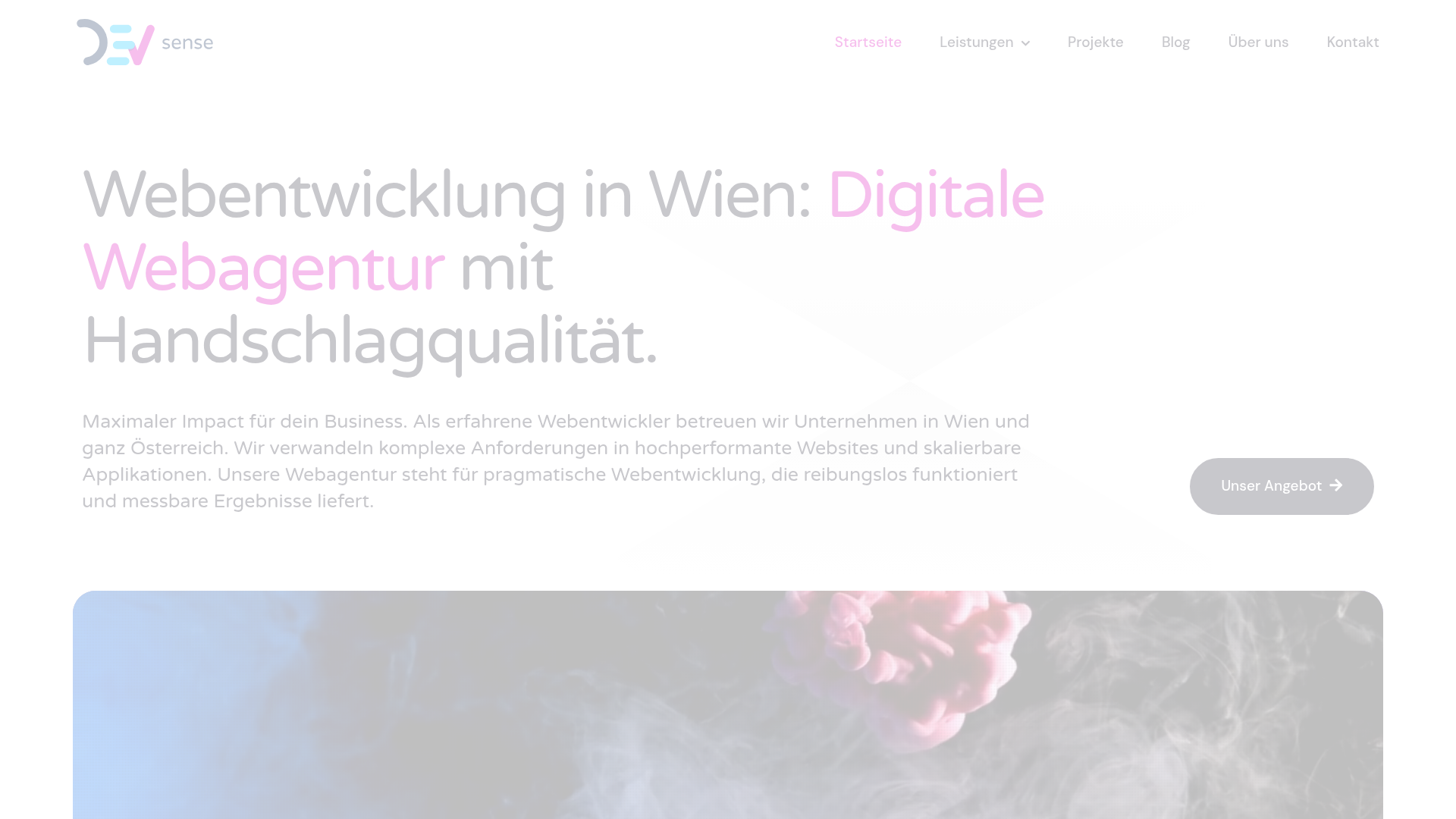 Praxisnahes Einsatzszenario Homepage
